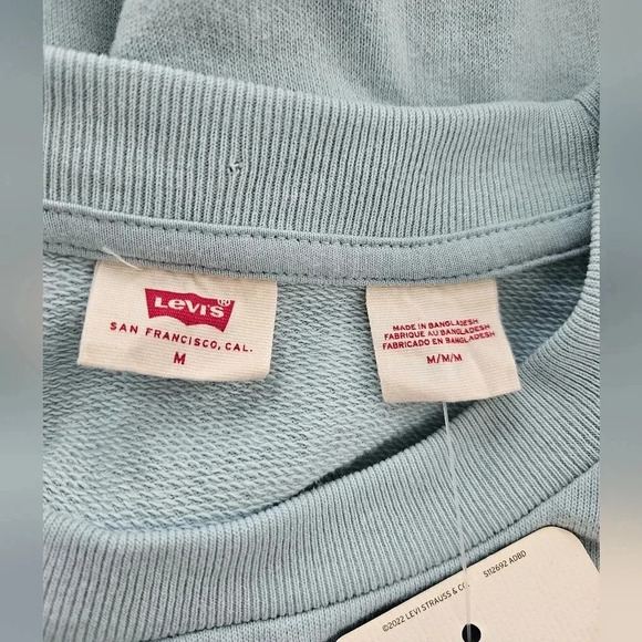 Levi's The Force of Nature Sterling Blue oversized sweater NWT Size medium - Picture 5 of 12